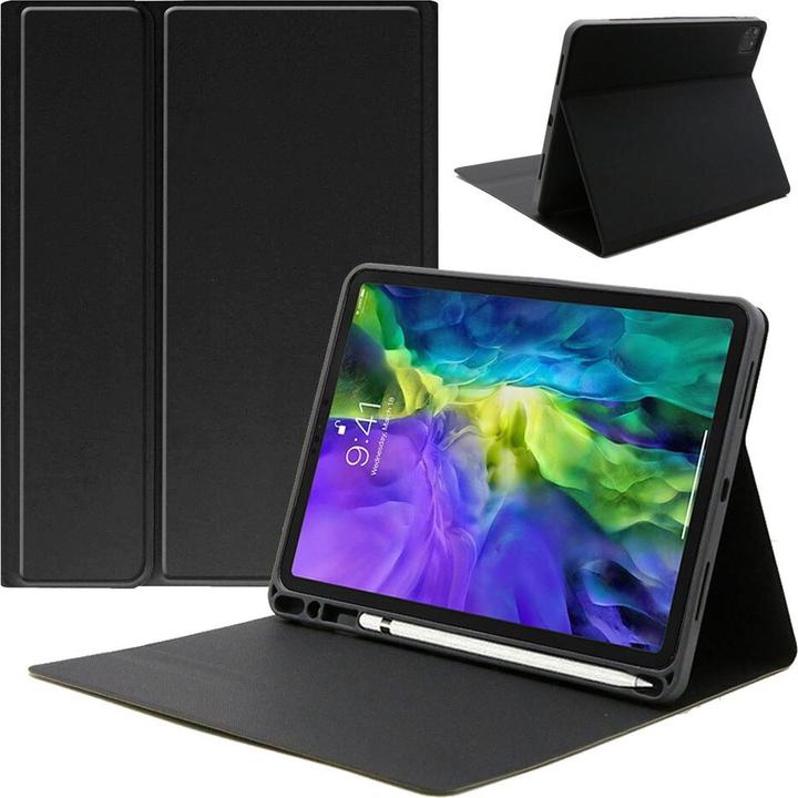 Produktbild Lobwerk 3in1 Bluetooth Tastatur (Schwarz) + Maus + Cover für Apple iPad iPad Pro 11 2020 11 Zoll Case Schutz