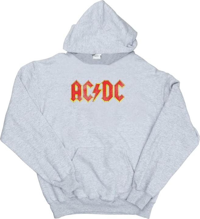 AC/DC Distressed Red Logo Kapuzenpullover Mädchen