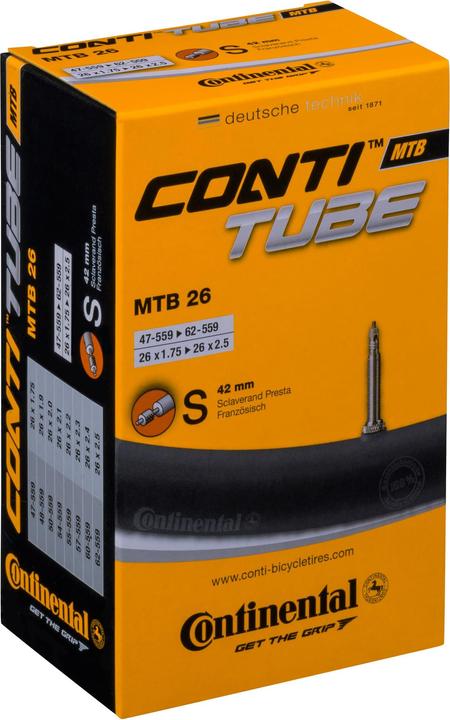 Actual product image Continental MTB Standard (Presta (SV), 26", 42 mm)