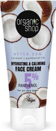 Image du produit Organic Shop Crème après-soleil hydratante et apaisante pour le visage 50ml (Crème, 50 ml)