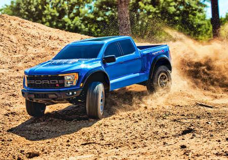 Actual product image Traxxas FORD RAPTOR-R 4X4 VXL BLUE 1/10 PRO-SCALE RTR BRUSHLESS, O. BATTERY/CHARGER (RTR Ready-to-Run)