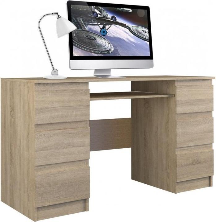 Topeshop KUBA SONOMA computer table oak colors