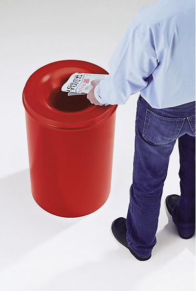Actual product image Vepa Bins Waste paper bin, self-extinguishing, capacity 20 l, HxØ 426 x 260 mm, body (20 l)