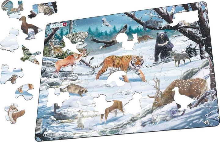 Produktbild Larsen Sibirische und nordostasiatische Tierwelt (66 Teile)