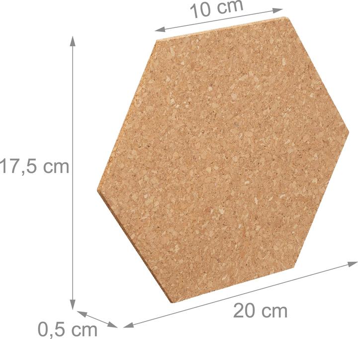 Immagine prodotto Relaxdays 14x bacheca in sughero (Bacheca, 20 x 17,5 cm)