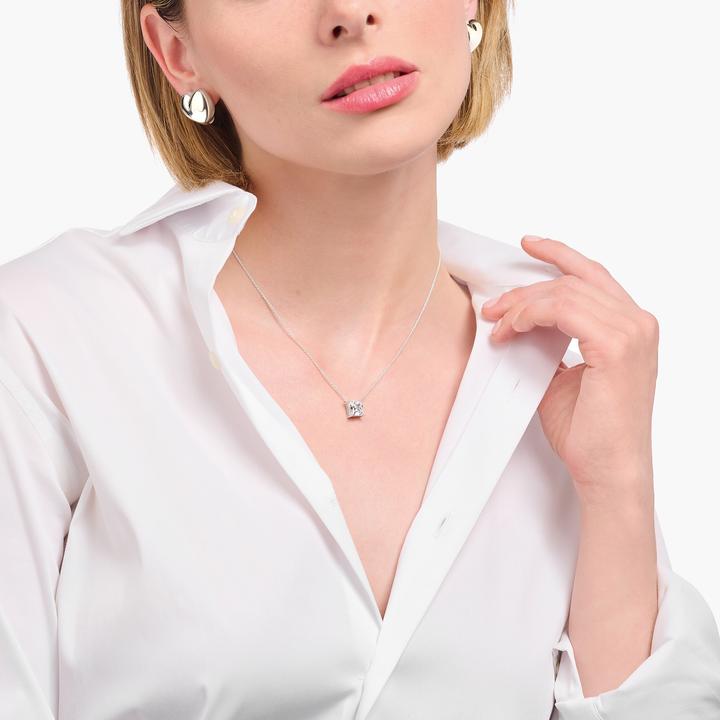 Actual product image Thomas Sabo Necklace with stone pendant (925 sterling silver, 40 - 45 cm)