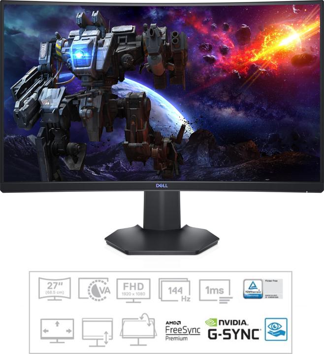Produktbild Dell S2721HGFA (1920 x 1080 Pixel, 27")