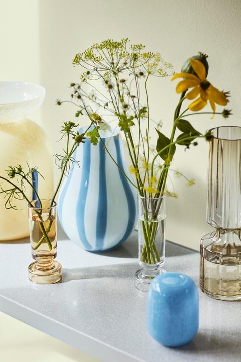 Image du produit Broste Copenhagen Hyacint Vase en verre Smoked Pearl 20 cm (1 x)