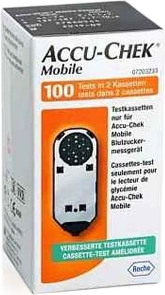 Immagine prodotto Accu-Chek Cassetta per dispositivi mobili (100) (Strisce reattive)