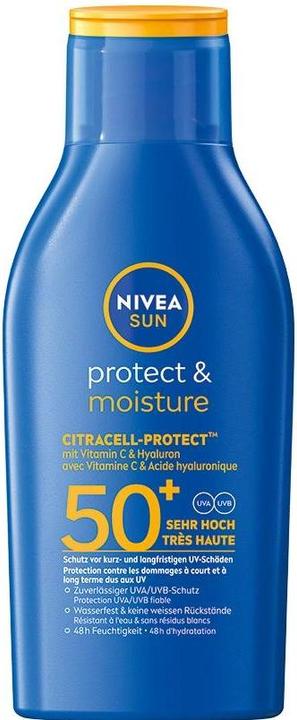 Image du produit NIVEA Protect&Moisture (Lait solaire, SPF 50+, 100 ml, 100 g)