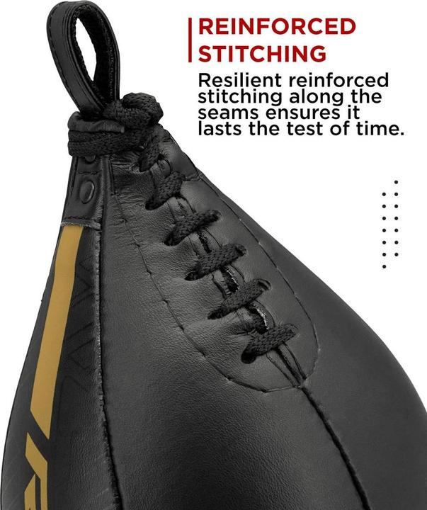 Immagine prodotto Rdx 2Pc Speed Ball F6 Matte Golden + Swivel (0.34 kg)