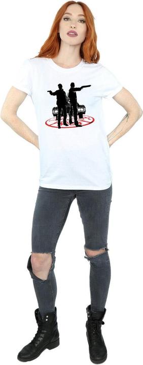 Actual product image Supernatural Womens/Ladies Sam And Dean Silhouette Cotton Boyfriend T-Shirt (S)
