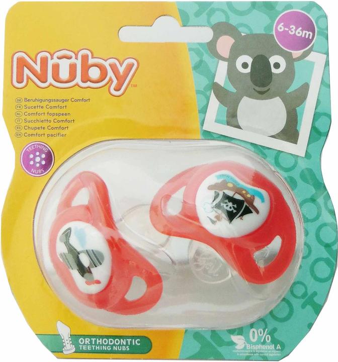 Nuby Nuggi Prisma orthodontisch 6-36 Monate (2 x, 6 - 36 Monate)