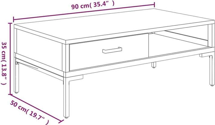 Produktbild VidaXL Jaydon (90 x 50 x 35 cm)