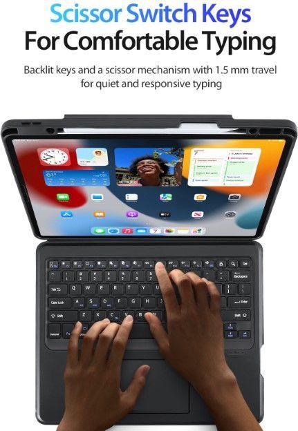 Produktbild Dux Ducis DK Series Keyboard Case (US, iPad Pro 12.9 2020 (4. Gen), iPad Pro 12.9 2021 (5. Gen), iPad Pro 12.9 2022 (6. Gen))