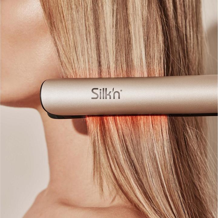 Immagine prodotto Silk'n Stijltang - SilkyStraight - Stijltang met Infrarood- en Ionische Technologie - Kerstcadeau idee- Bei (Piastra per capelli)