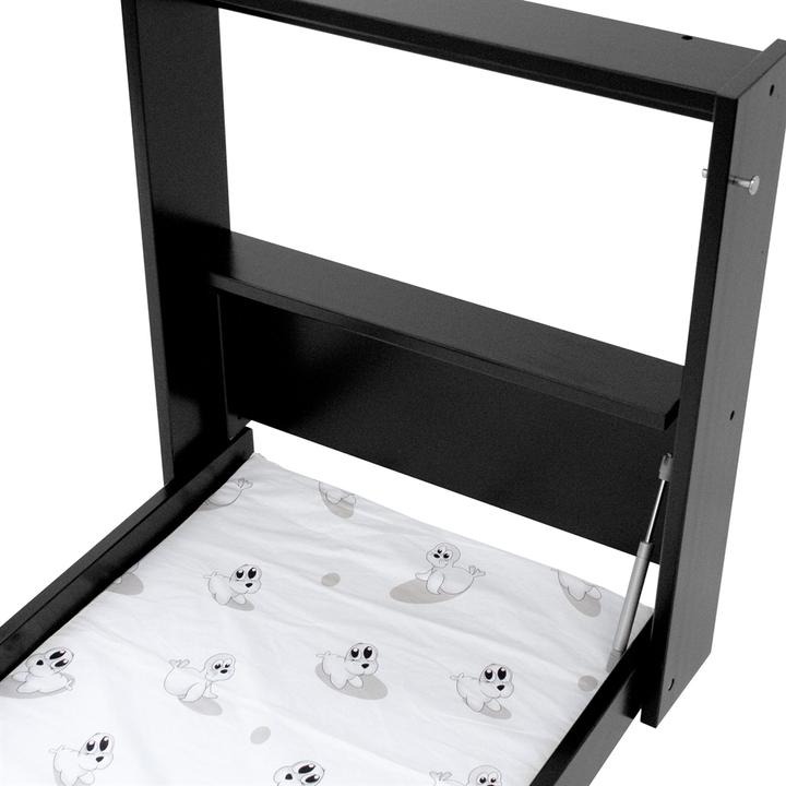 Immagine prodotto Babytrold Fasciatoio da parete con materasso incluso Nero