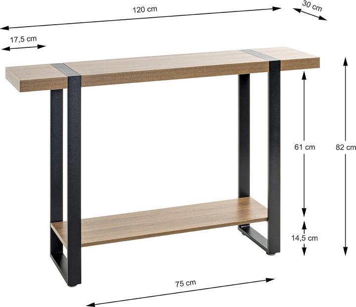 Image du produit HAKU Möbel Console (120 x 30 x 82 cm)