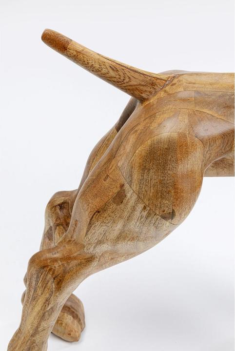 Produktbild Kare Design Deko Figur Bulldog Wood 70x78cm