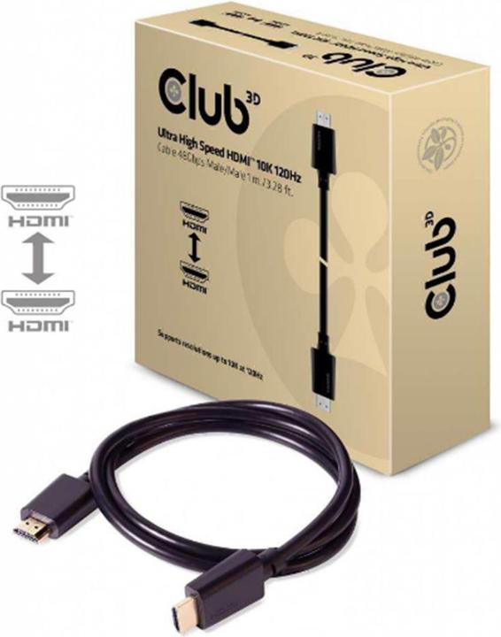 Image du produit Club 3D HDMI (Typ A) — HDMI (Typ A) (1 m, HDMI)