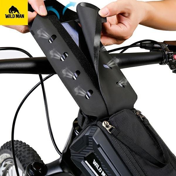 Actual product image Wildman Etui/uchwyt rowerowy M90 sakwa na ramę czarna/black (Luggage carrier bag)