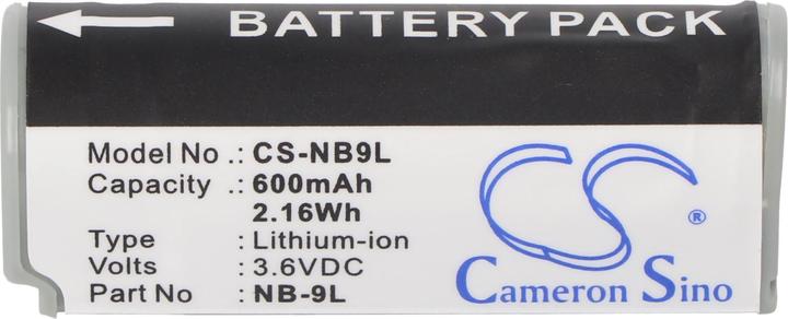 Image du produit AccuCell Batterie Canon NB-9L, Canon IXUS 1000 HS (Batterie)