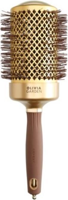 Actual product image Olivia Garden OLIVIA GARDEN Expert Blowout Shine szczotka do modelowania i suszenia włosów Złoto Brązowa 65mm