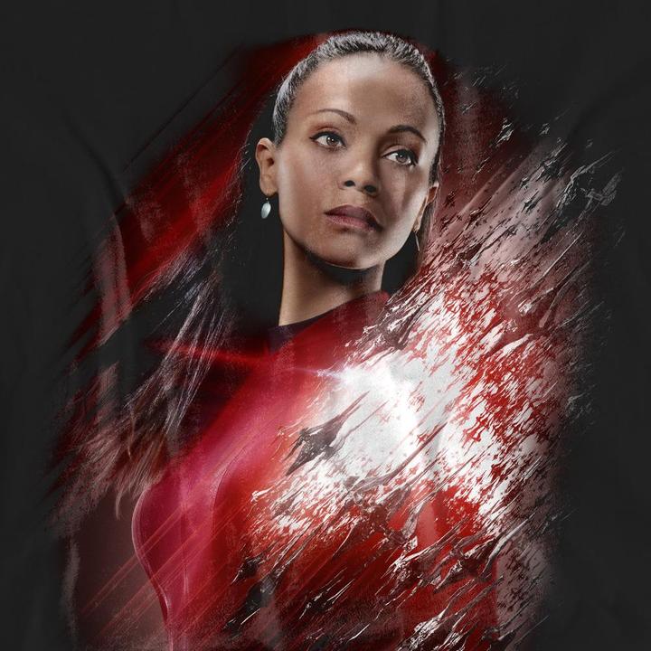 Actual product image Star Trek Beyond Unisex Adult Uhura Poster T-Shirt (XL)