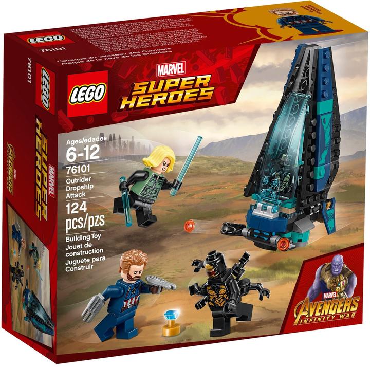 Produktbild LEGO Outrider Dropship-Attacke (76101, LEGO Marvel)