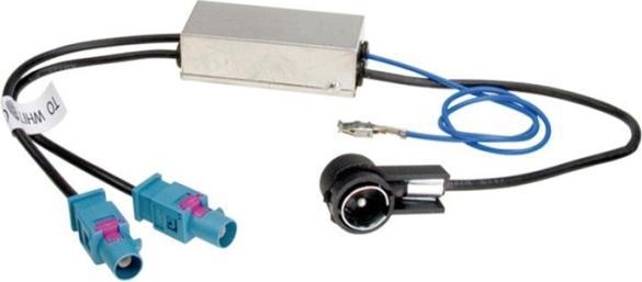 Produktbild ACV 1524-08 | Antennenadapter 2x Fakra (m) auf ISO (m) mit 12V Phantomspeisung
