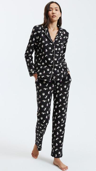 So'home Pyjama mit Katzenmotiven