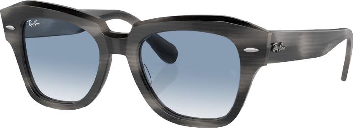 Actual product image Ray Ban STATE STREET RB2186 light blue/ striped grey S