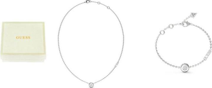 Produktbild Guess Matelasse Coin Bracelet&Nk Bx Set (Edelstahl)