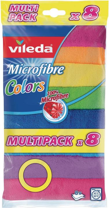 Actual product image Vileda COLORS MAXI PACK microfibre cloths, 7 pcs. (8 pcs.)