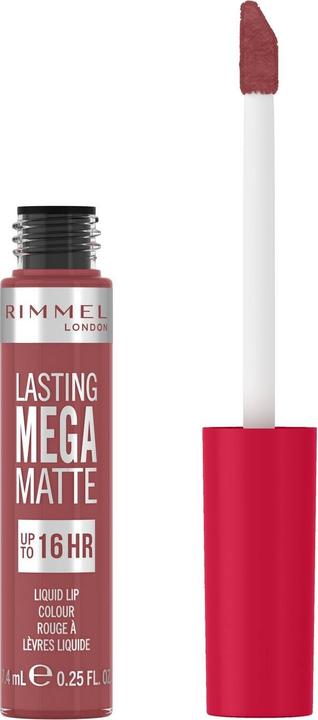 Actual product image Rimmel London Lasting Mega Matte Liquid Lip Colour (210 Rose & Shine)