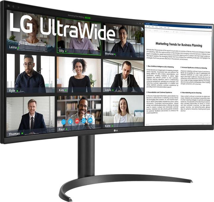 Actual product image LG 34WR55QK-B (3440 x 1440 pixels, 34")
