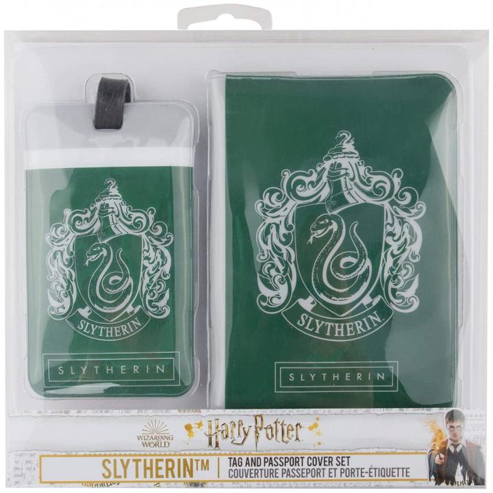 Actual product image Cinereplicas Set of Passport cover and Tag - Slytherin - Harry Potter CR2512 (Case)