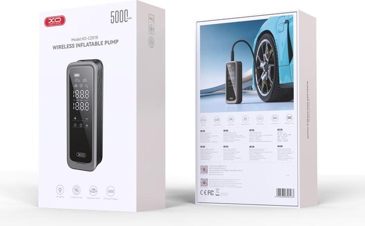 Produktbild xO Radpumpe CZ018 schwarz universal 5000mAh kabellos