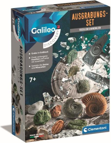 Actual product image Clementoni Excavation set fossils & minerals