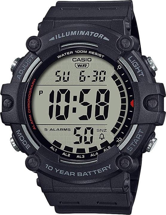 Casio Multifunktionsuhr - AE-1500WH-1AVDF (Digitaluhr, 51 mm)