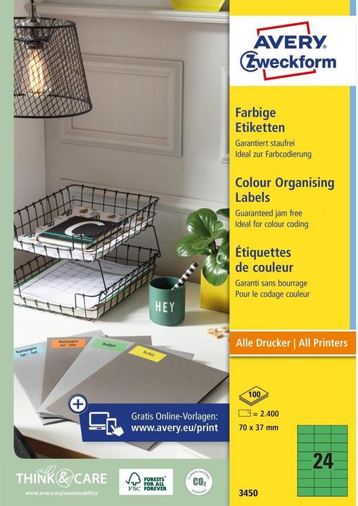 Produktbild Avery Organisation Etiketten