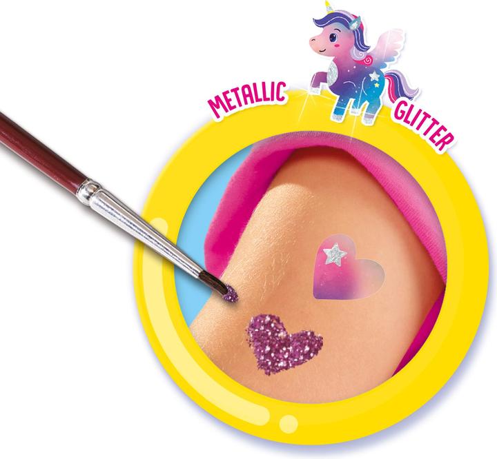 Actual product image Ses Creative Unicorn Tattoos Galaxy