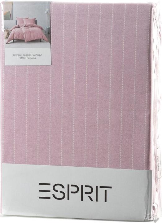 Immagine prodotto Eurofirany Biancheria da letto 220x200 cm in flanella di cotone colore rosa scuro Esprit (Copripiumino, 220 x 200 cm)