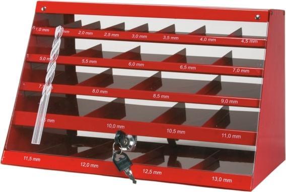 Image du produit Ruko Armoire à forets vide pour 570 forets hélicoïdaux (55,0 millimètres)