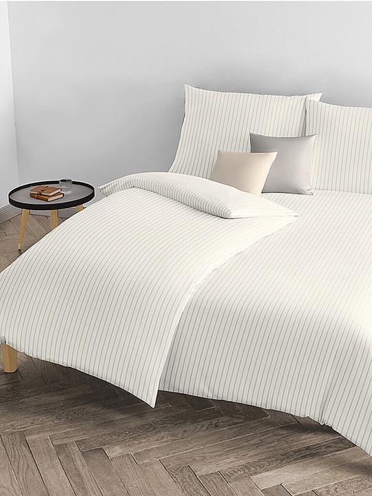 Produktbild Fleuresse Damast Bettwäsche Melk 70x90cm / 140x220cm Creme (Duvetbezug, 140 x 220 cm)