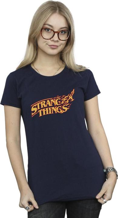 Immagine prodotto Netflix Stranger Things Logo Breaking Maglietta Donna (M)