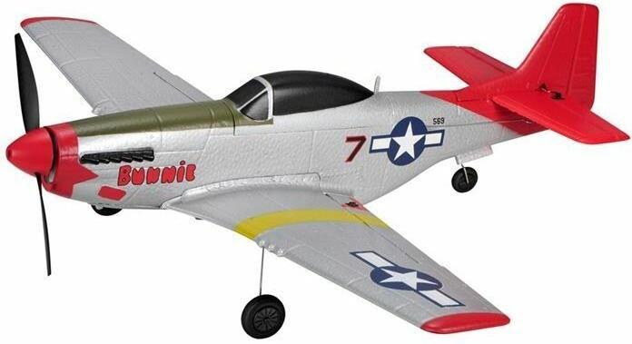Produktbild Top-RC Warbird Mini P51D 450 mm, Rot, RTF (Warbird)