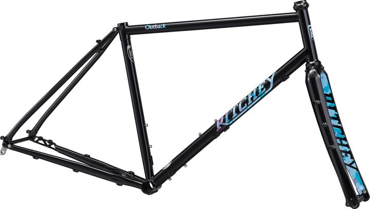 Actual product image Ritchey Outback V4 Disc Gravel Frame Kit, 650B/700C, Di2, L, aurora