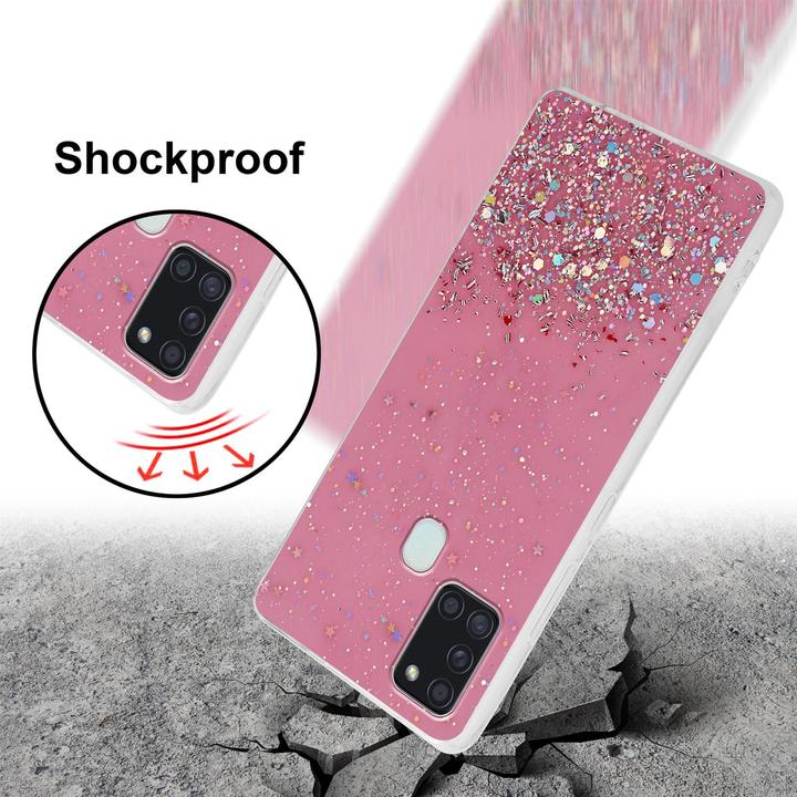 Immagine prodotto Cadorabo Copertura in TPU scintillante (Samsung Galaxy A21s)
