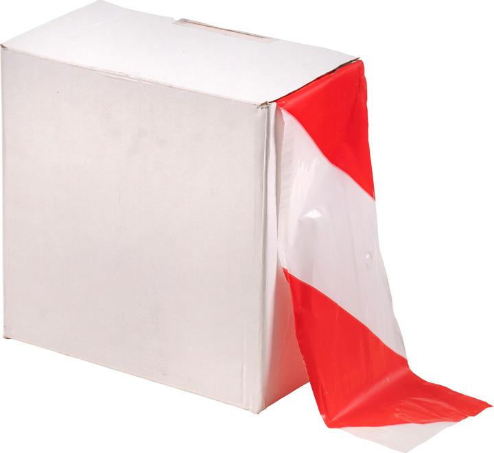 Immagine prodotto Kerbl Folien-Absperrband 100m x 80mm - geblockt Abrollbox